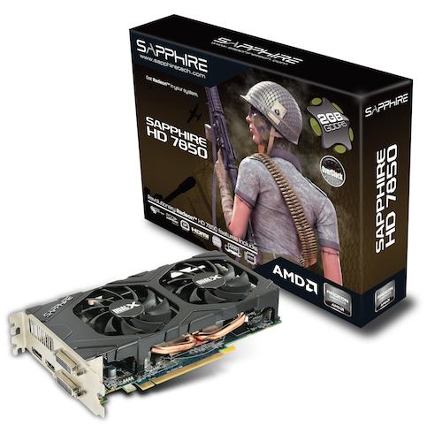 Die Sapphire HD 7850 2 GB OC schließt die Lücke zwischen der 7850 und der 7870