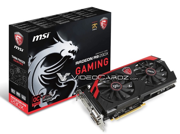 MSI Radeon R9 290X Gaming mit 8 GB Grafikspeicher