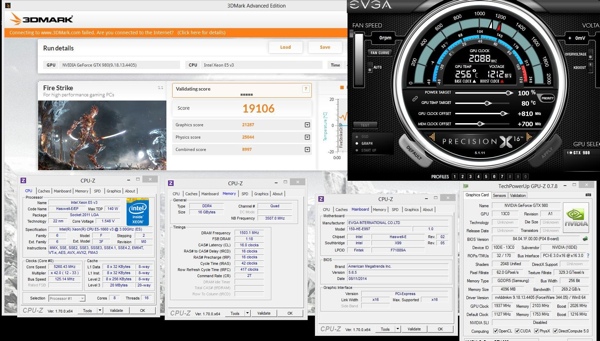 EVGA GeForce GTX 980 erreichte einen neuen Weltrekord im Futuremark 3DMark