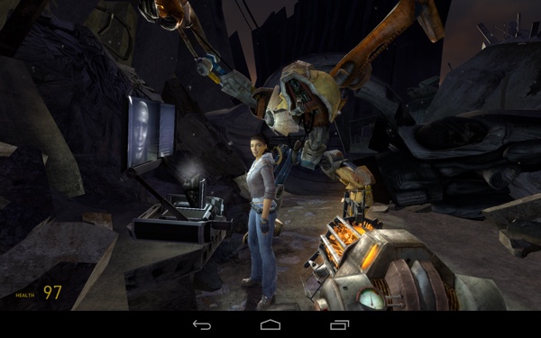 Half-Life 2: Episode One auf dem NVIDIA Shield Tablet