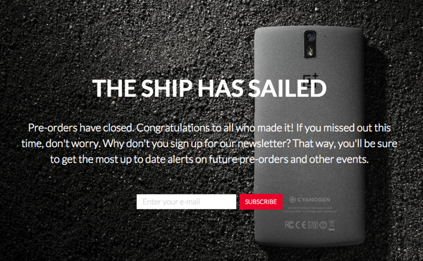 Weitere Vorbestellungen für das OnePlus One sind am 17. November möglich