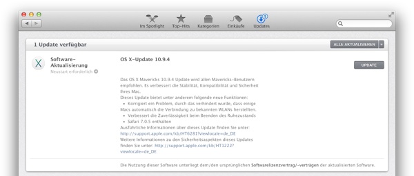 Apple OS X 10.9.4