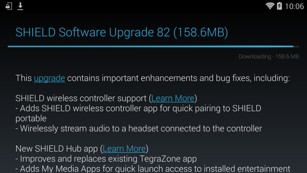 NVIDIA Shield Portable Systen Update 82