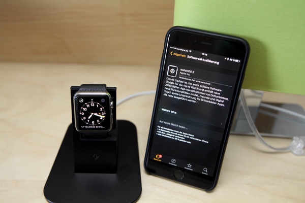 Update der Apple Watch auf watchOS 2.0