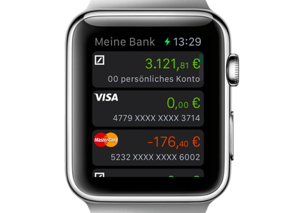 App der Deutschen Bank auf der Apple Watch