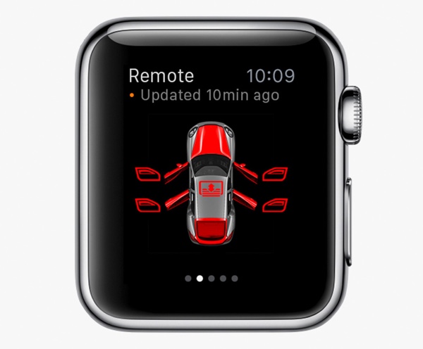 Apple Watch App von Porsche