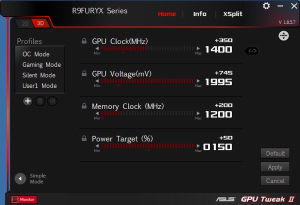 HBM-Overclocking der ASUS Radeon R9 Fury Strix