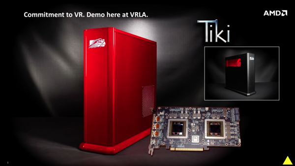 AMD auf der VRLA - Tiki-System von Falcon Northwest mit Dual-GPU-Karte