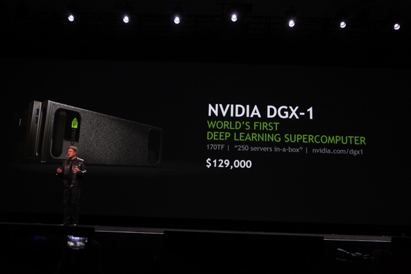 NVIDIA DGX-1 Supercomputer mit acht Tesla P100