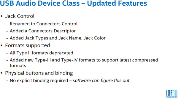 Intel USB Typ-C Digital Audio Technologie