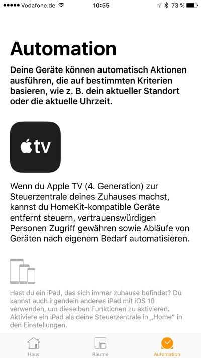 HomeKit in iOS 10