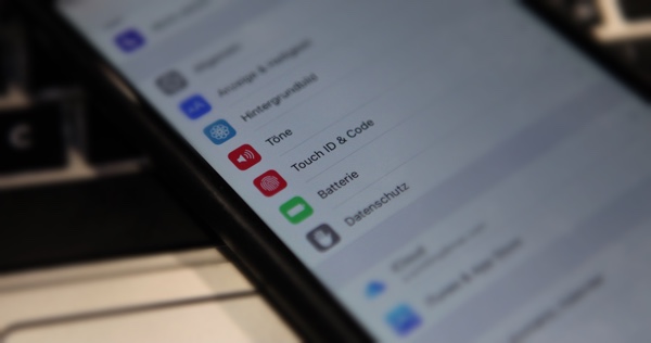 Touch ID und Code-Einstellungen in iOS