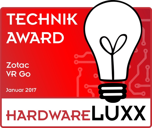 Technik-Award für den Zotac VR Go