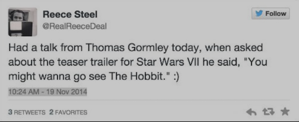 starwars7news trailer hobbit k