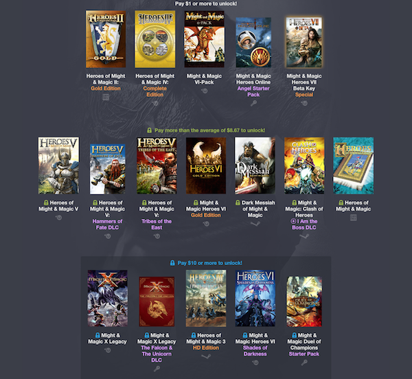 humble weekly bundle might magic k