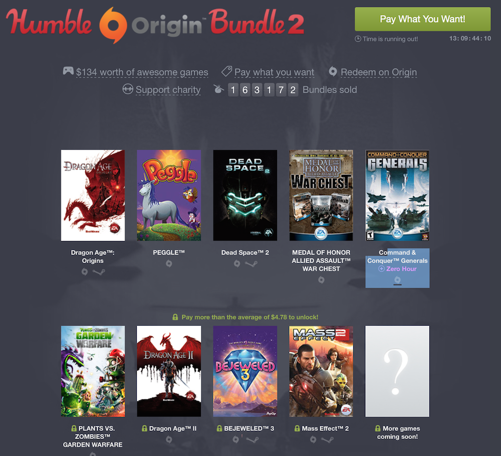 Хамбл бандл. Bundle. Origin. Humble Bundle 2.