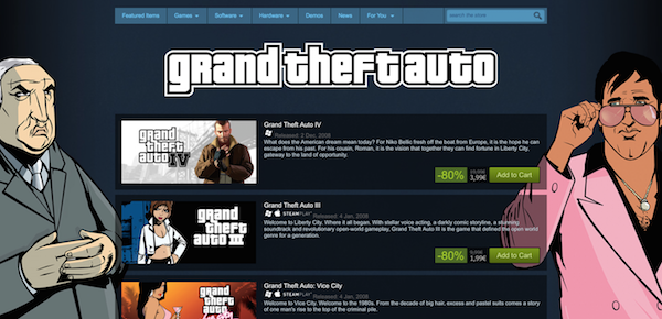 steam gta sale k