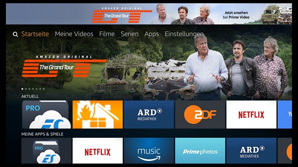 Amazon Fire TV Startseite