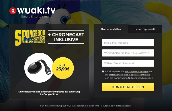 google chromecast wuaki.tv