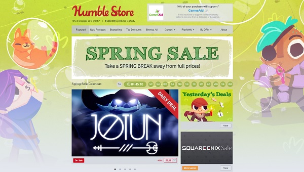 humble store spring sale