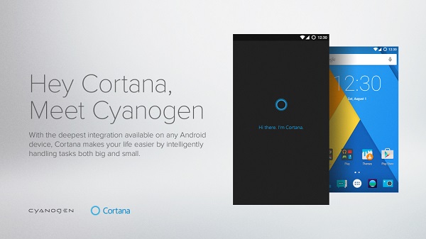 microsoft cortana cyanogen