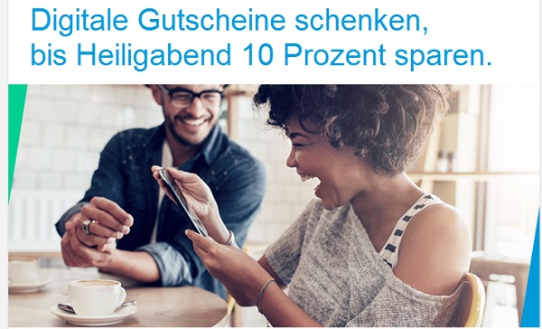 PayPal Digitale Gutscheine Weihnachten 2016