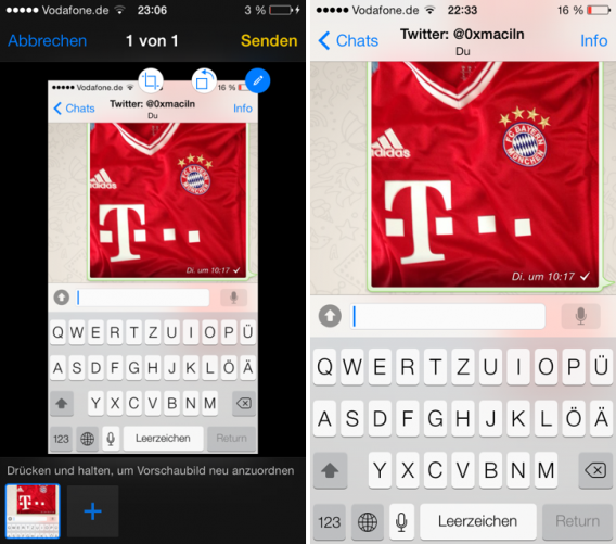 WhatsApp-iOS7 Bildeinf