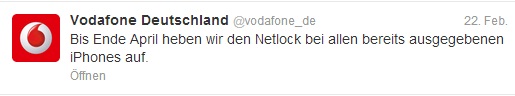 vodafone netlock