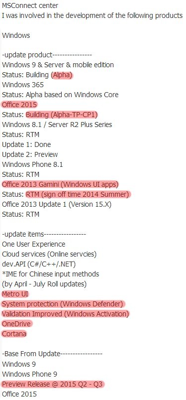 Windows-Roadmap