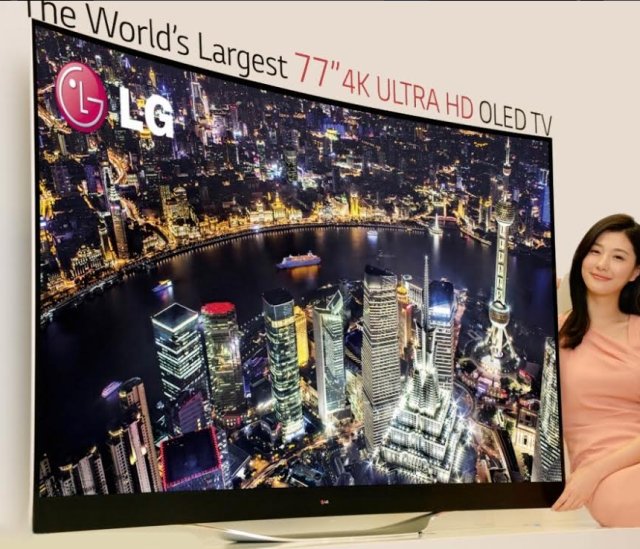 lg 77EC9800 curved oled