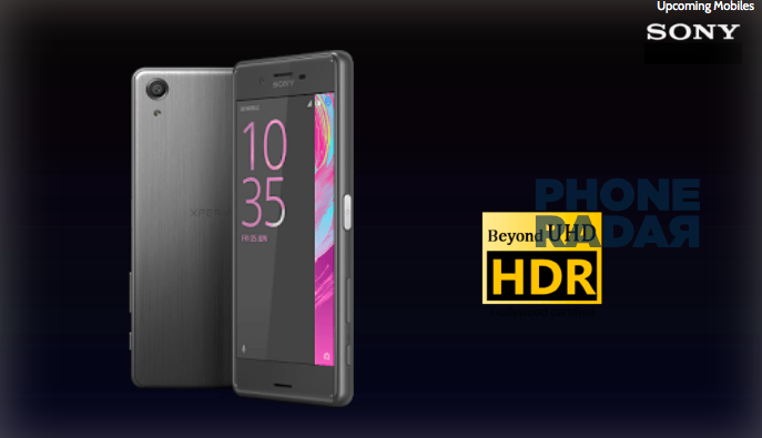 Sony xperia x premium hdr