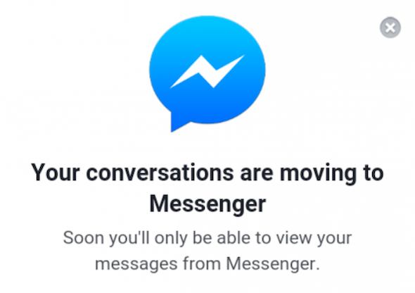 facebook messenger deativation