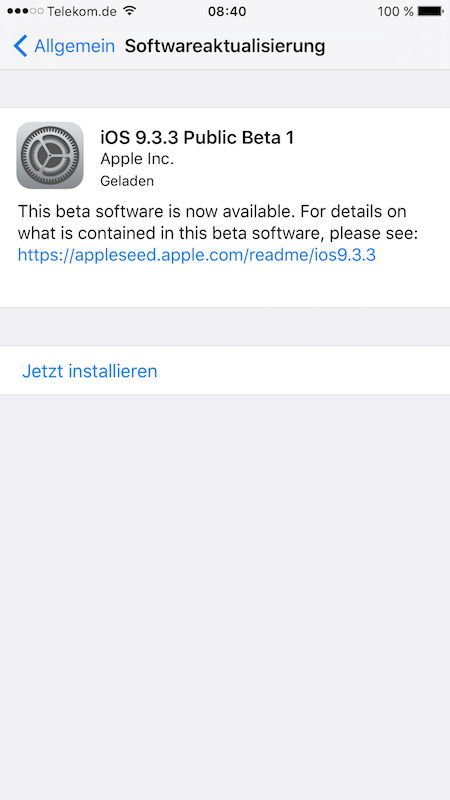 ios 9.3.3 beta