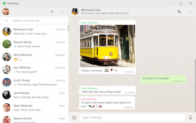 whatsapp desktop app