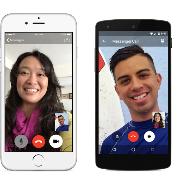 Der Facebook Messenger wird zum Konkurrenten für Skype, Hangouts und Facetime