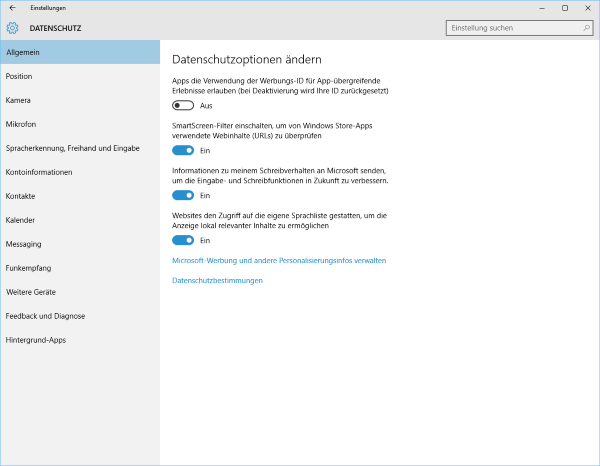 Verbraucherschützer kritisieren die Datensammelei in Windows 10 und fordern andere Voreinstellungen