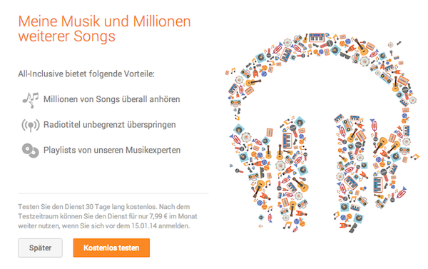 google play music all inclusive