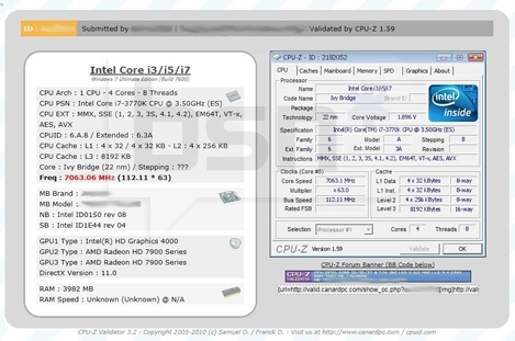 Intel Ivy Bridge 7GHz