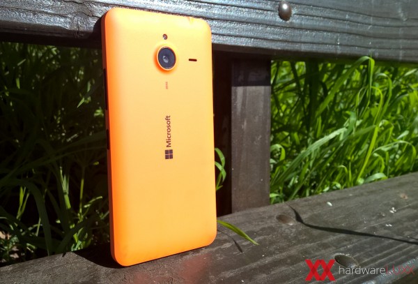 Lumia640XL Rückseite Sonne