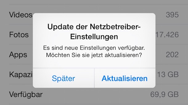 Telekom iPhone Update