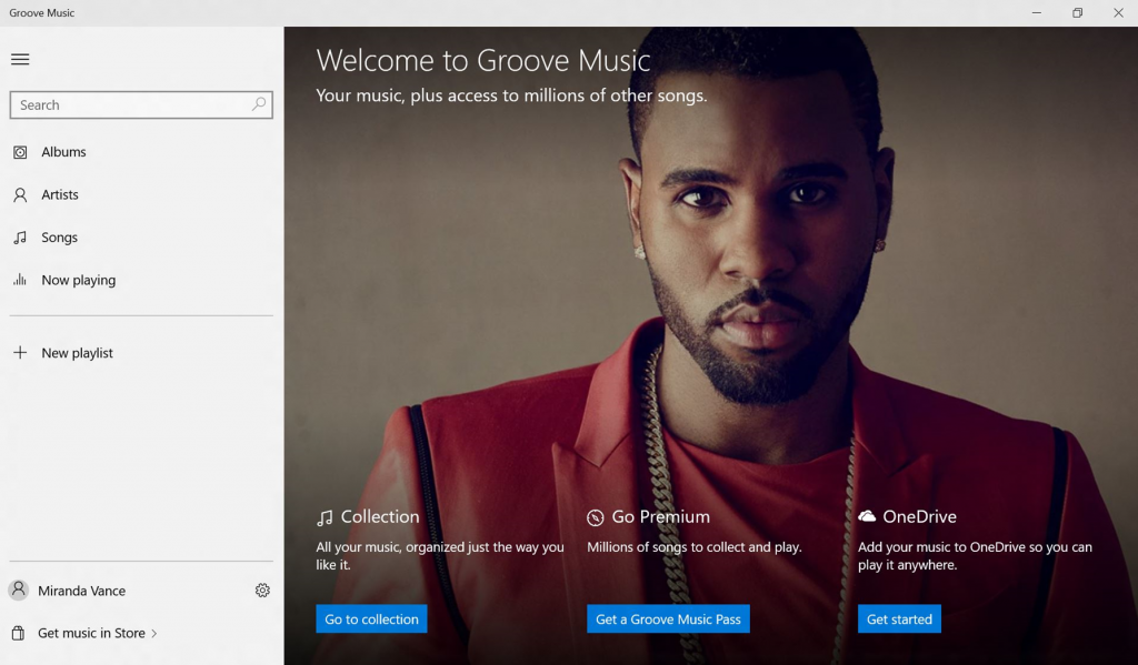 Welcome Screen for Groove 1024x599