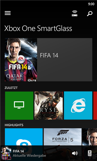 SmartGlass WP8