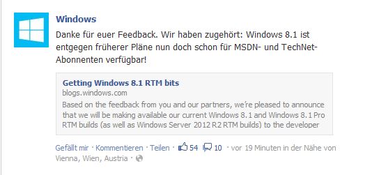 Windows Facebook Win8.1